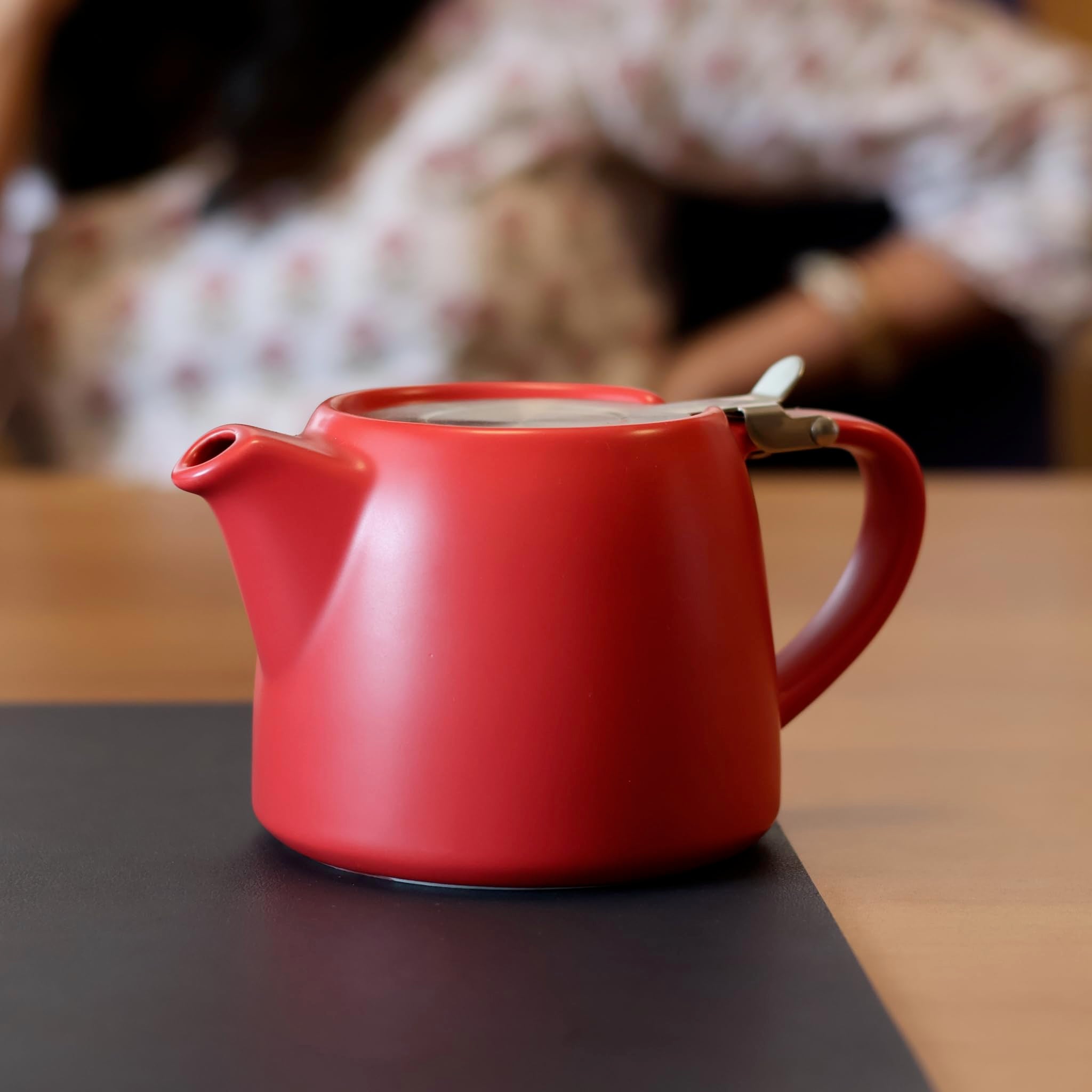 Glenburn Tea Direct Ceramic Teapot with Infuser  Perfect Loose-leaf, Flowery, Herbal, Green Tea Maker  High Fired, Finely Glazed